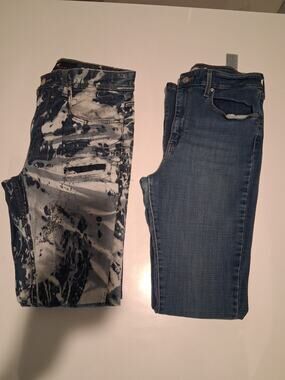 Lot of 2 Men's/Women's Jeans Size 32 Levi's 725 Bootcut & Jordan Craig Aaron